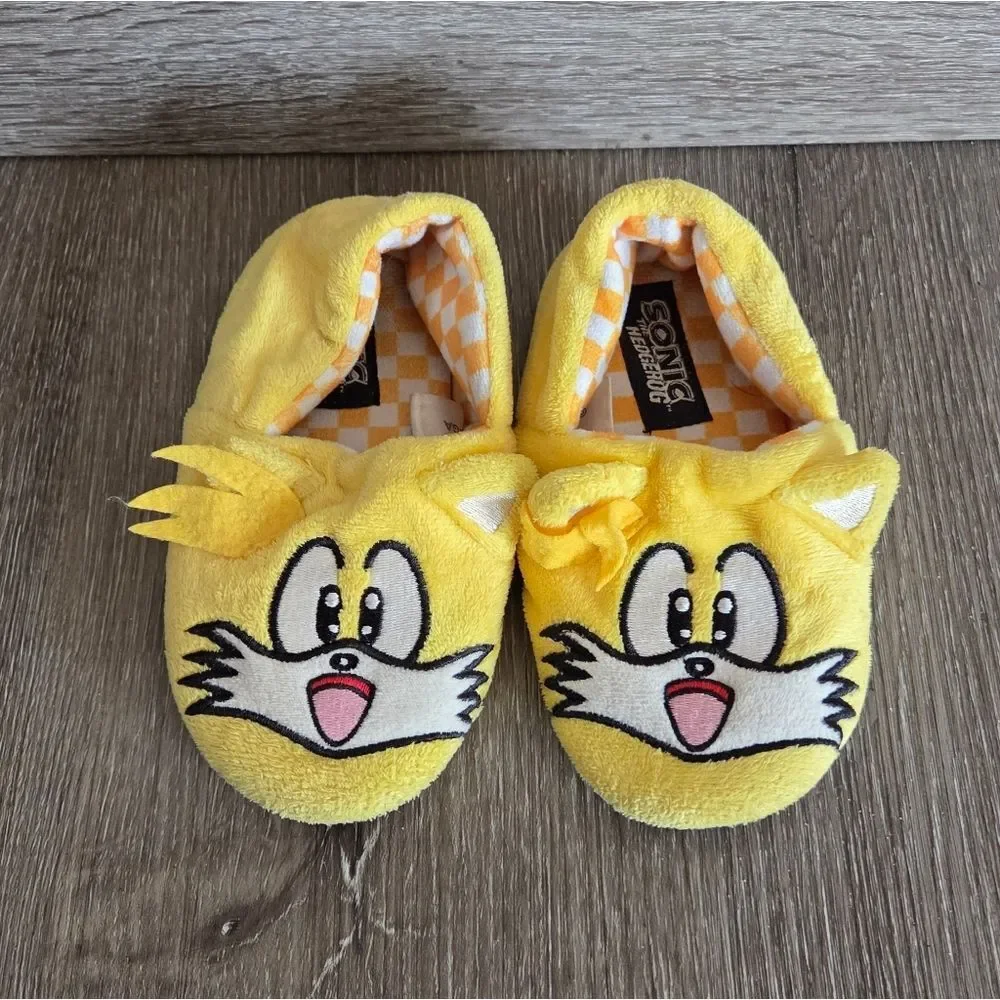 Sonic The Hedgehog Tails Toddler Slippers Size XS (9-10)